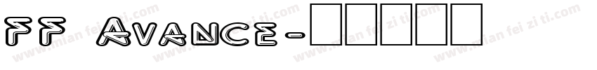 FF Avance字体转换